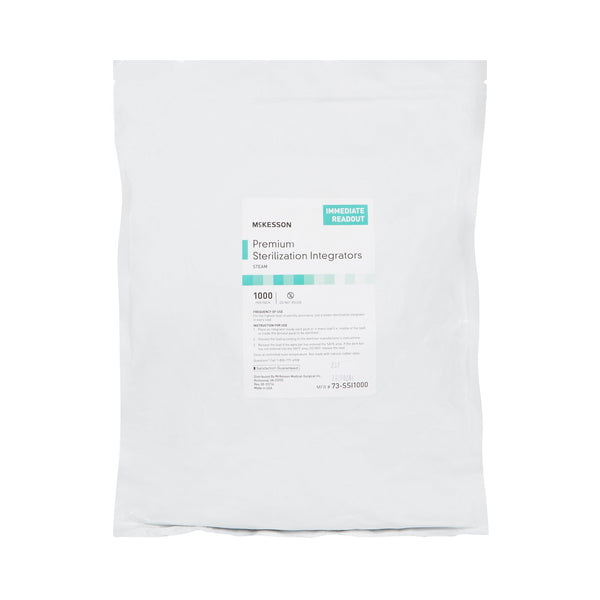 McKesson Sterilization Chemical Integrator Strip Steam 4 Inch Length (524537_CS) 1/CS