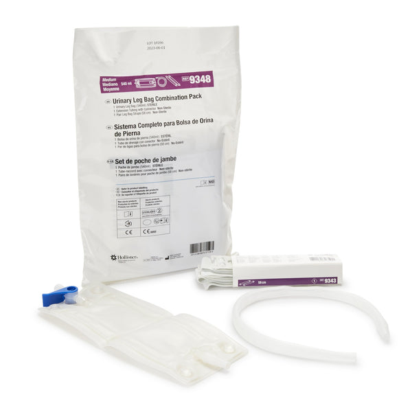 Hollister Urinary Leg Bag Anti-Reflux Valve Sterile 562 mL Vinyl (385928_EA) 1/EA