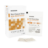McKesson Skin Closure Strip 1/4 X 1-1/2 Inch Nonwoven Material Flexible Strip Tan (876301_BX) 50/BX