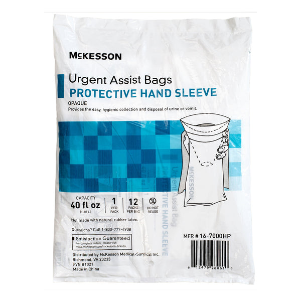 McKesson Emesis Bag 40 oz. White (1196426_BG) 12/BG