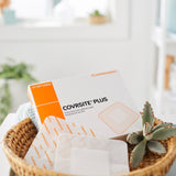 COVRSITE Plus Composite Dressing 4 X 4 Inch Square NonSterile Film Backing (407732_EA) 1/EA