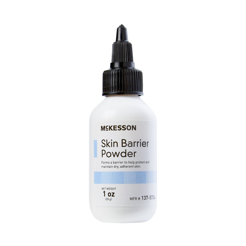 McKesson Ostomy Barrier Powder 1 oz. Puff Bottle, Protective Skin Barrier (1081296_CS) 50/CS
