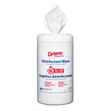 Certainty® Medical TB Disinfectant Wipes Canister, 6.4” x 6.5”, 160 Wipes/Canister, 6 Canisters/Case (HOS96160) Case of 6