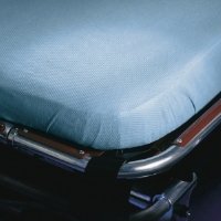 Snug-Fit® Stretcher Sheet Fitted 30 X 84 Inch Blue Nonwoven Disposable (583017_EA) 1/EA