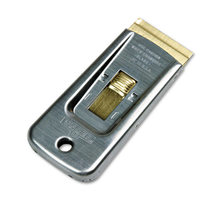 Unger® Safety Scraper, 1 1/2" Wide, 4" Steel Handle (UNGSR50) Each