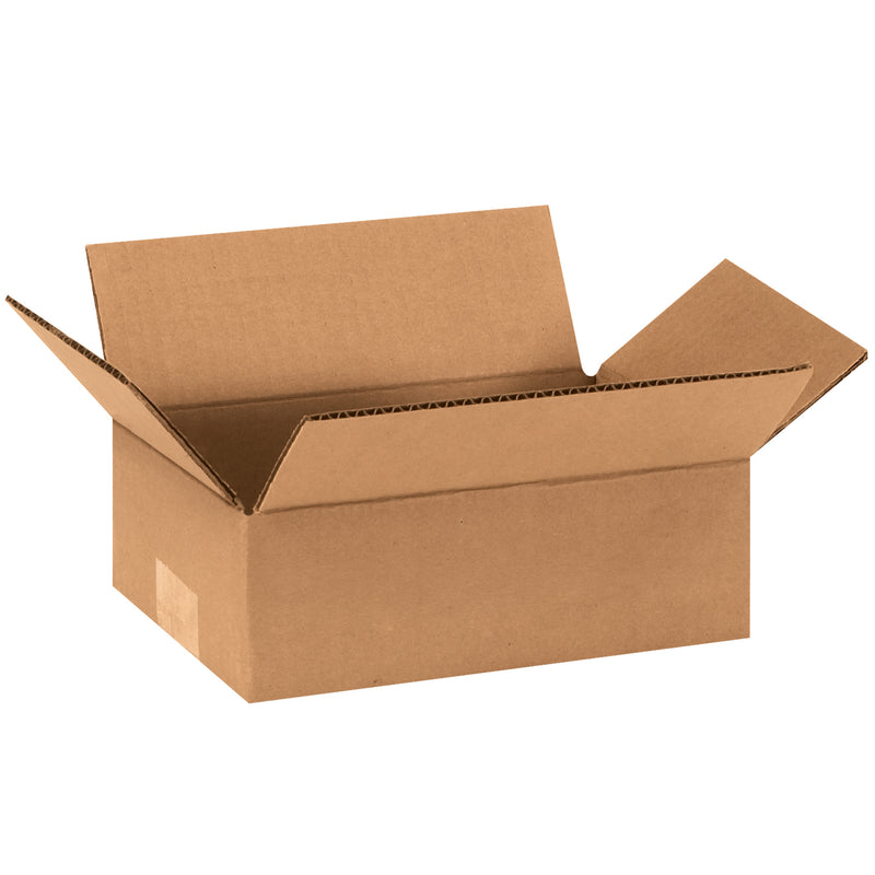 9 x 6 x 3" Flat Corrugated Boxes, Bundle Of 25 Bundle Of 25