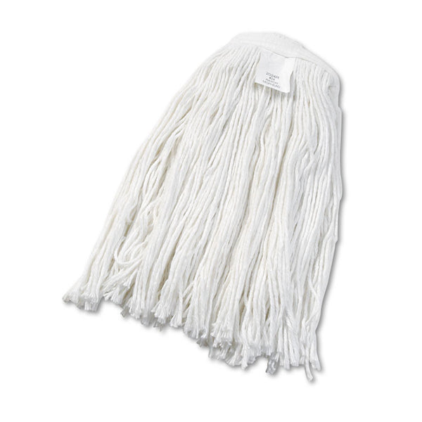 Boardwalk® Cut-End Wet Mop Head, Rayon, No. 24, White (BWK2024REA) Each