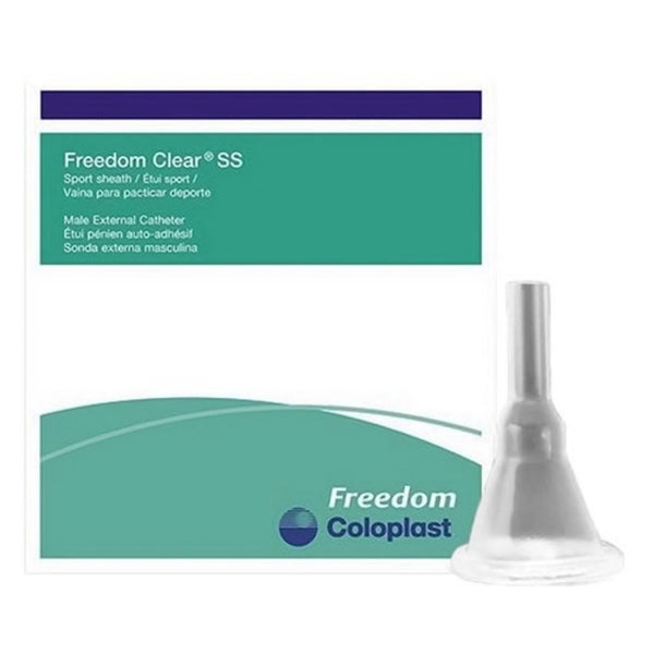 Freedom Clear® SS Male External Catheter Self-Adhesive Seal Silicone Small (461687_EA) 1/EA