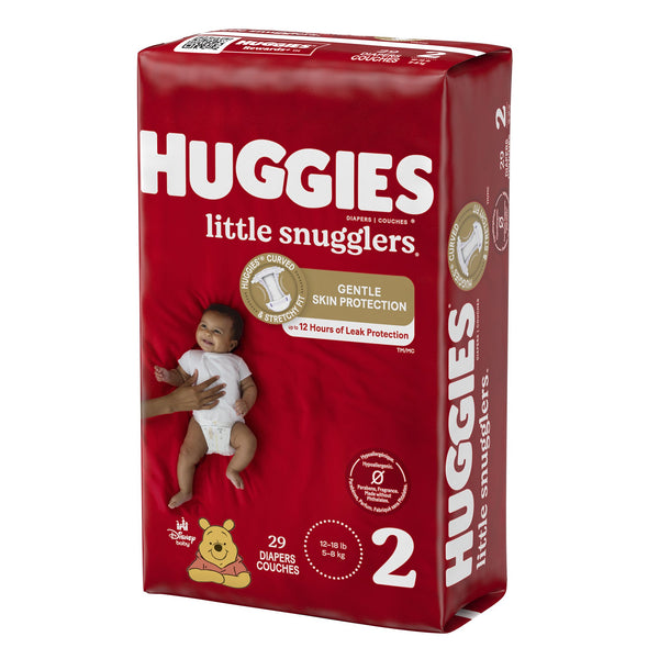 Huggies® Little Snugglers Unisex Baby Diaper Size 2 Disposable Heavy Absorbency (1128673_PK) 29/PK