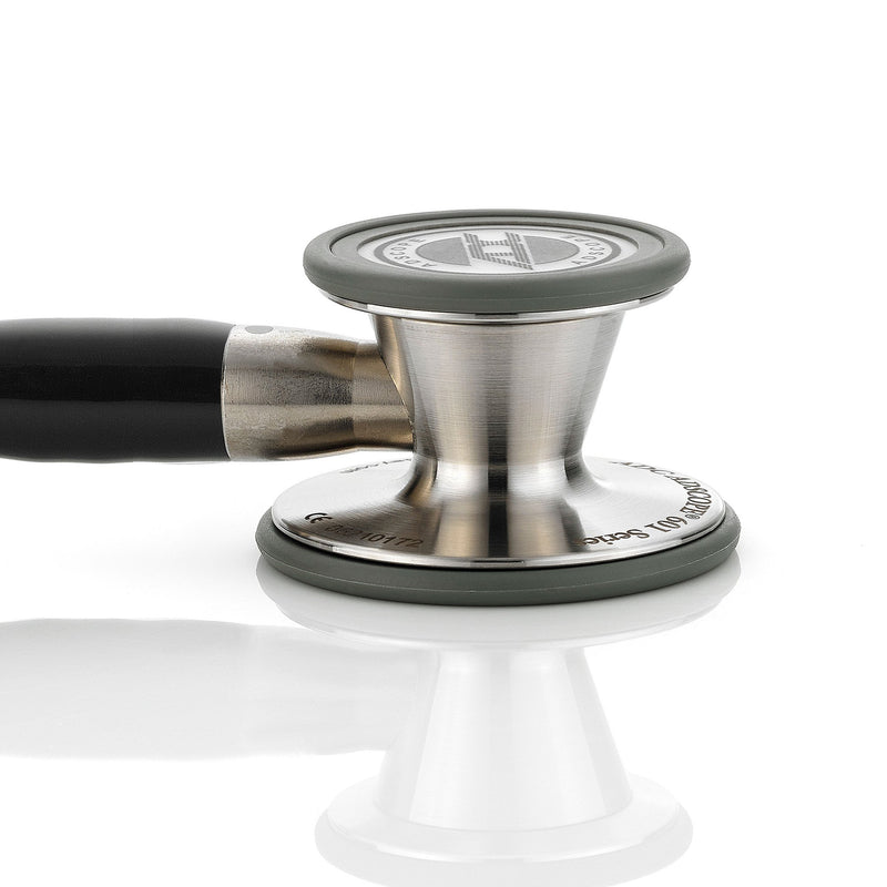 Adscope® 601 Cardiology Stethoscope Black 1-Tube 19 Inch Tube Convertible Chestpiece (406198_EA) 1/EA