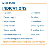 McKesson Alginate Dressing 4 X 4-3/4 Inch Rectangle (883265_EA) 1/EA