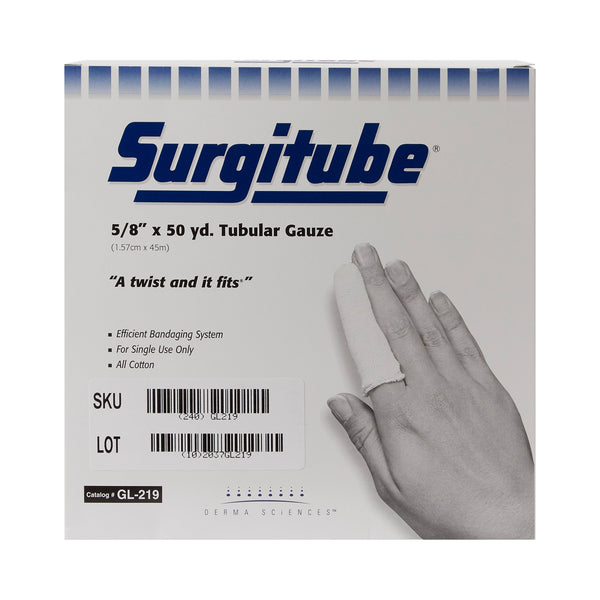 Surgitube® Tubular Retainer Dressing Cotton 5/8 Inch X 50 Yard Size 1 White Small Finger / Toe NonSterile (197356_EA) 1/EA