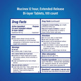 Mucinex® Cold and Cough Relief 600 mg Strength Extended Release Tablet 100 per Bottle (777455_BT) 1/BT