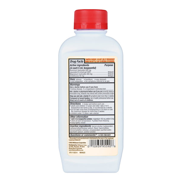 Foster & Thrive™ Antacid 400 mg - 40 mg Strength Liquid 12 oz. (1238939_EA) 1/EA