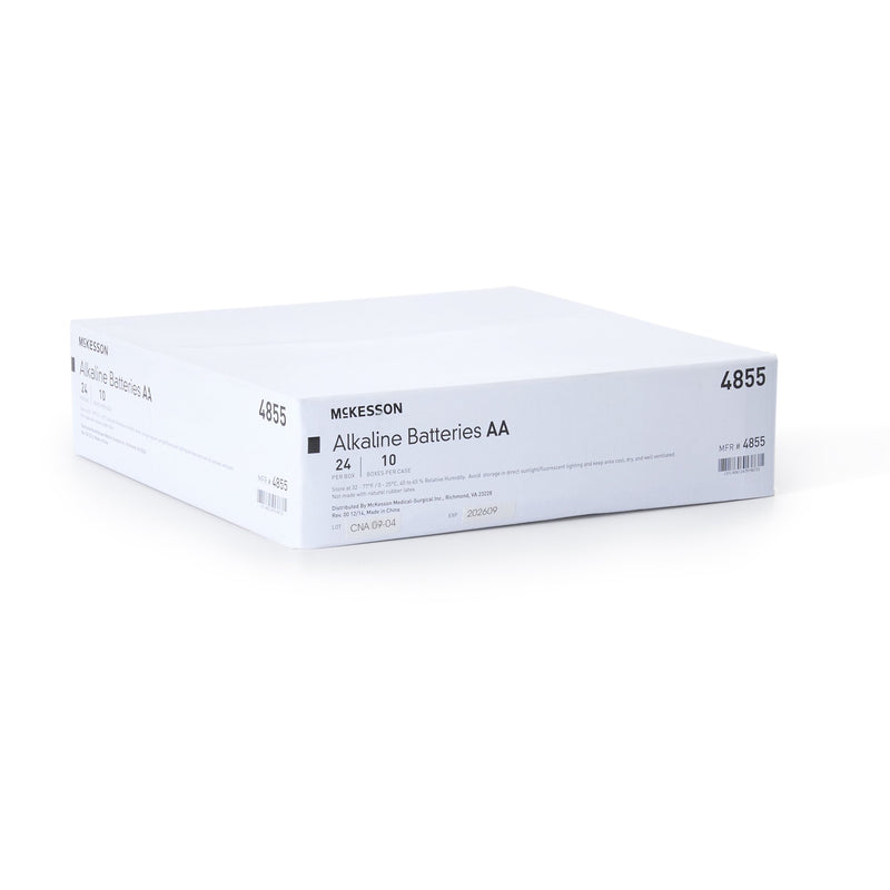 McKesson Alkaline Battery AA Cell 1.5V Disposable 24 Pack (911657_CS) 240/CS