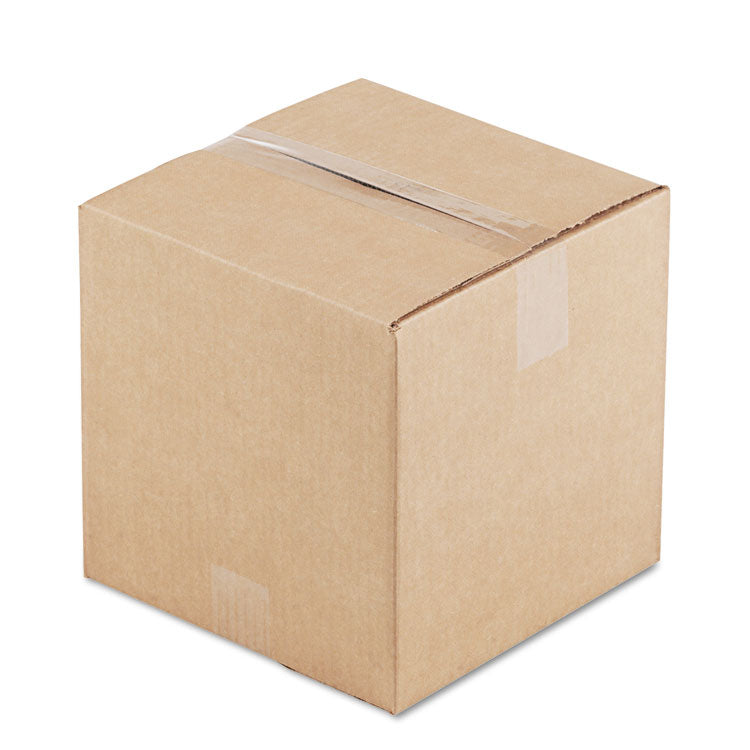 Universal® Cubed Fixed-Depth Corrugated Shipping Boxes, Regular Slotted Container (RSC), Large, 10" x 10" x 10", Brown Kraft, 25/Bundle (UNV101010) Bundle of 25