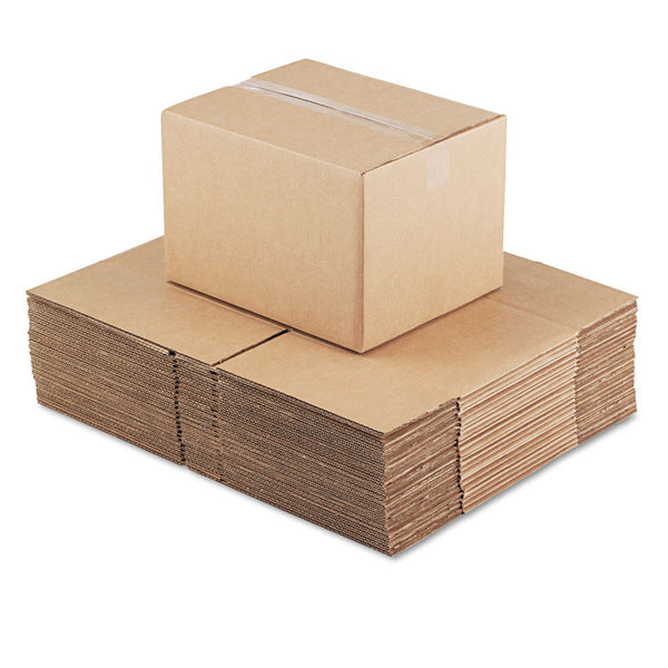 Universal® Fixed-Depth Corrugated Shipping Boxes, Regular Slotted Container (RSC), 12" x 15" x 10", Brown Kraft, 25/Bundle (UNV151210)