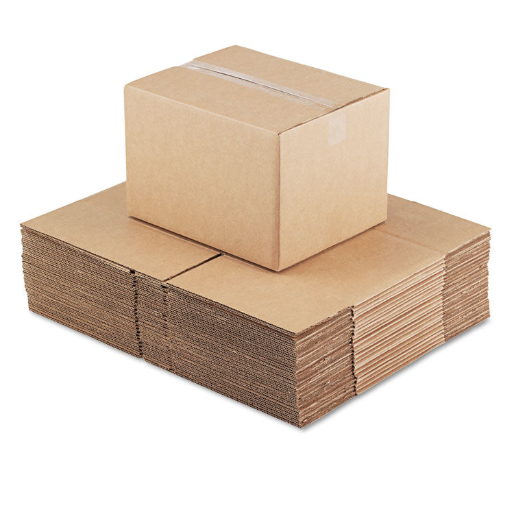 Universal® Fixed-Depth Corrugated Shipping Boxes, Regular Slotted Container (RSC), 12" x 15" x 10", Brown Kraft, 25/Bundle (UNV151210) Bundle of 25