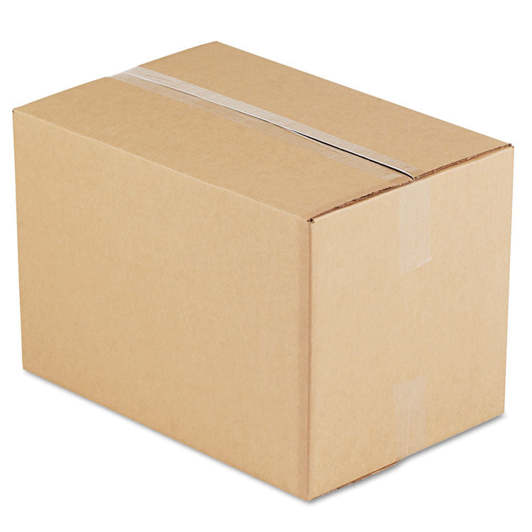 Universal® Fixed-Depth Corrugated Shipping Boxes, Regular Slotted Container (RSC), 12" x 18" x 12", Brown Kraft, 25/Bundle (UNV181212)