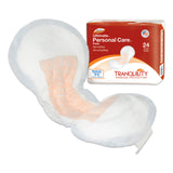 Tranquility® Personal Care Bladder Control Pad 6-1/2 X 13-1/2 Inch Heavy Absorbency Super Absorbent Core One Size Fits Most (816453_BG) 24/BG