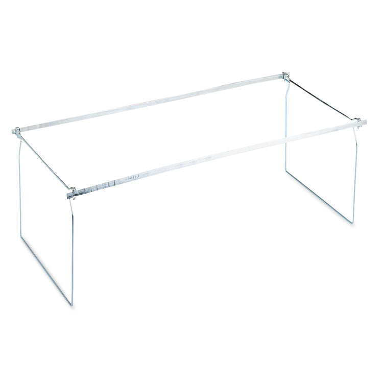 Universal® Screw-Together Hanging Folder Frame, Letter Size, 23" to 26.77" Long, Silver (UNV17000) Each
