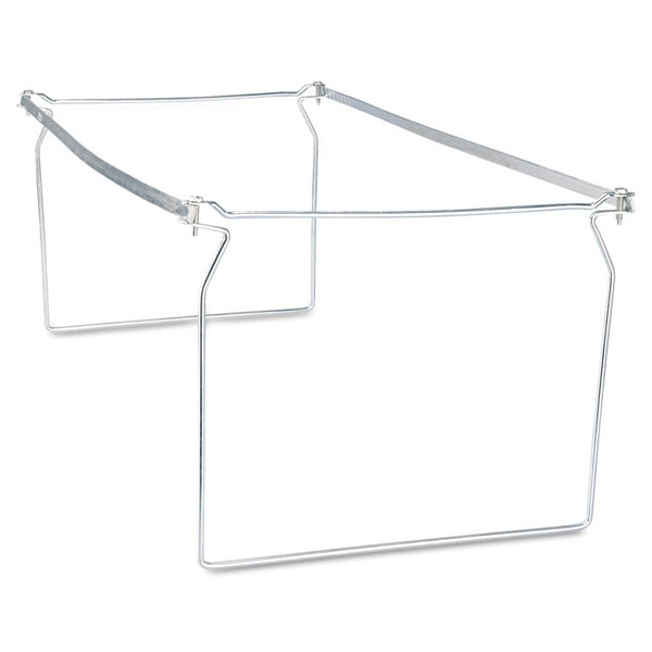 Universal® Screw-Together Hanging Folder Frame, Letter Size, 23" to 26.77" Long, Silver (UNV17000)