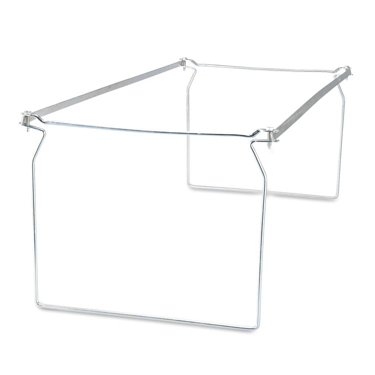Universal® Screw-Together Hanging Folder Frame, Letter Size, 23" to 26.77" Long, Silver (UNV17000) Each