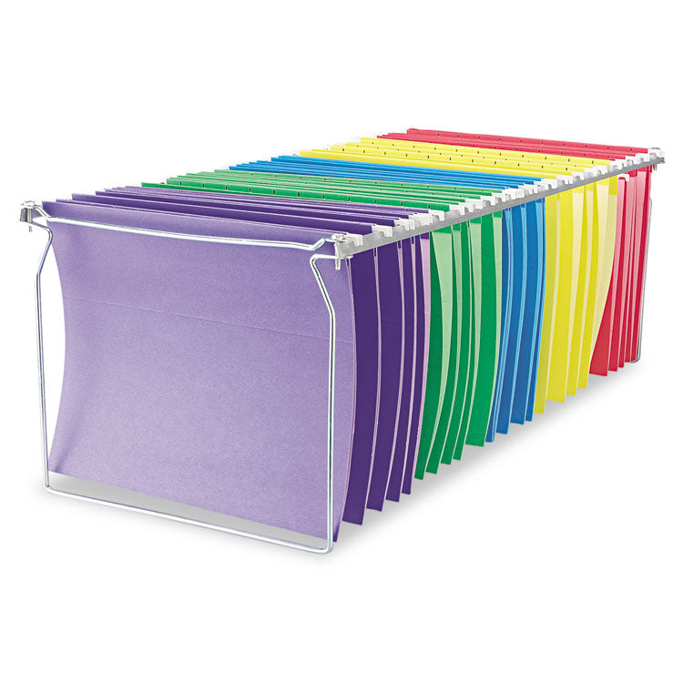 Universal® Screw-Together Hanging Folder Frame, Letter Size, 23" to 26.77" Long, Silver (UNV17000) Each