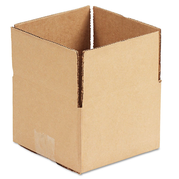 Universal® Fixed-Depth Corrugated Shipping Boxes, Regular Slotted Container (RSC), 6" x 6" x 4", Brown Kraft, 25/Bundle (UNV664)