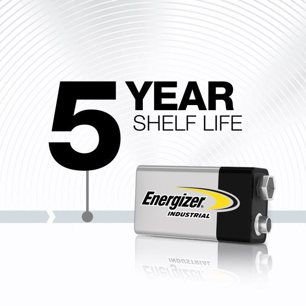Energizer® Alkaline Battery 9V Cell 9V Disposable (258468_CS) 72/CS