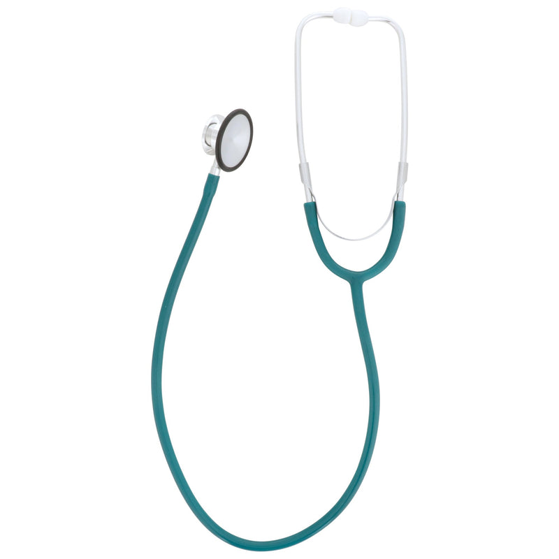 McKesson General Exam Stethoscope Teal Blue 1-Tube 22 Inch Tube Double Sided Chestpiece (363750_EA) 1/EA