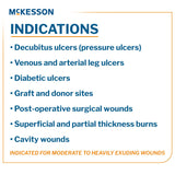 McKesson Gelling Fiber Wound Dressing 3/4 X 18 Inch Ribbon Sterile (1138626_EA) 1/EA