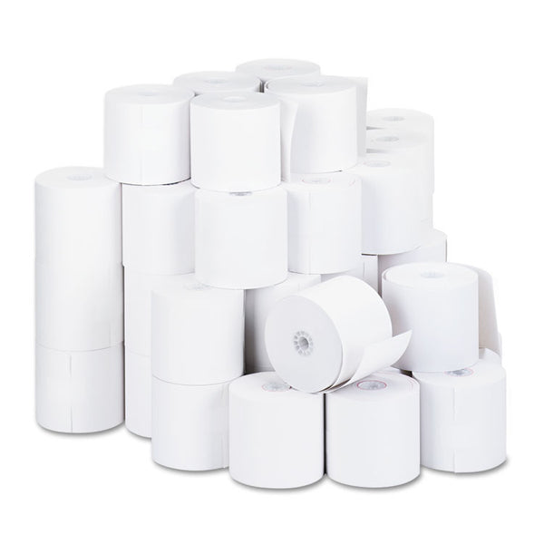 Universal® Impact and Inkjet Print Bond Paper Rolls, 0.5" Core, 2.75" x 190 ft, White, 50/Carton (UNV32000)