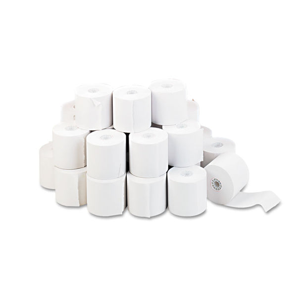 Universal® Impact and Inkjet Print Bond Paper Rolls, 0.5" Core, 2.25" x 150 ft, White, 100/Carton (UNV35710)