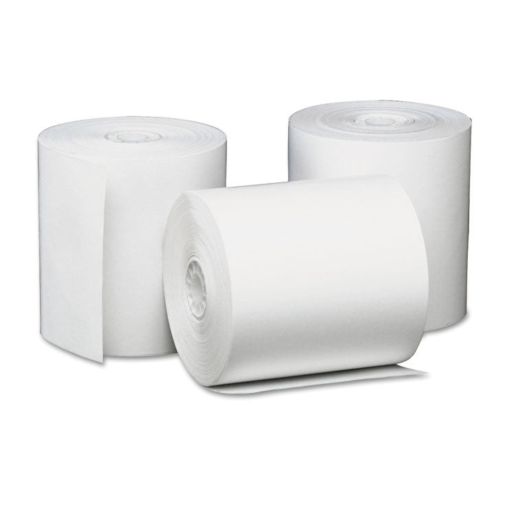 Universal® Direct Thermal Printing Paper Rolls, 3.13" x 230 ft, White, 50/Carton (UNV35763)