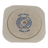 Safe N Simple Ostomy Barrier Trim to Fit, Extended Wear Adhesive Tape Collar 45 mm Flange Up to 1-1/4 Inch Opening 4-1/2 X 4-1/2 Inch (1243998_BX) 5/BX
