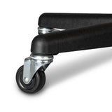 Tech-Med Mobile Instrument Stand Hand Operated Single Post 5-Leg Base Small Tray (640185_EA) 1/EA