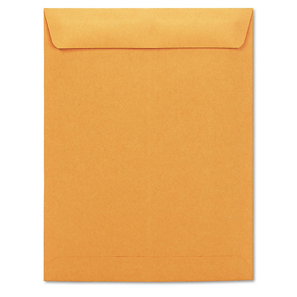 Universal® Catalog Envelope, #13 1/2, Square Flap, Gummed Closure, 10 x 13, Brown Kraft, 250/Box (UNV44105)