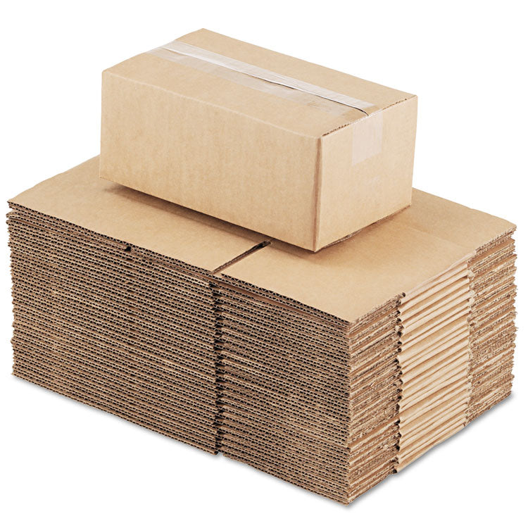 Universal® Fixed-Depth Corrugated Shipping Boxes, Regular Slotted Container (RSC), 6" x 10" x 4", Brown Kraft, 25/Bundle (UNV1064)