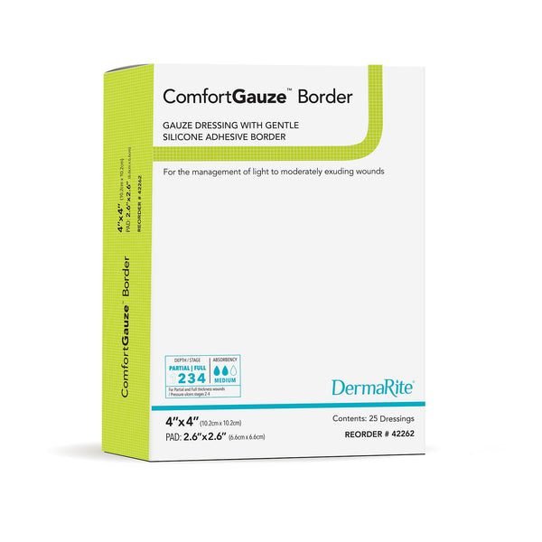 ComfortGauze™ Island Dressing 4 X 4 Inch Square Sterile (1265847_EA) 1/EA