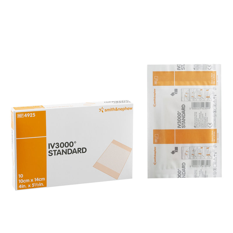 IV3000 Catheter Securement Dressing, 4 x 5 Inch Case/100