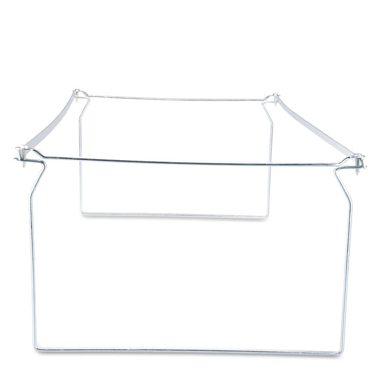 Universal® Screw-Together Hanging Folder Frame, Legal Size, 23" to 26.77" Long, Silver, 6/Box (UNV68000) Box of 6