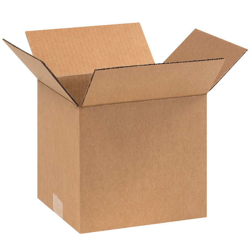 9 x 8 x 8" Corrugated Boxes, Bundle Of 25 Bundle Of 25