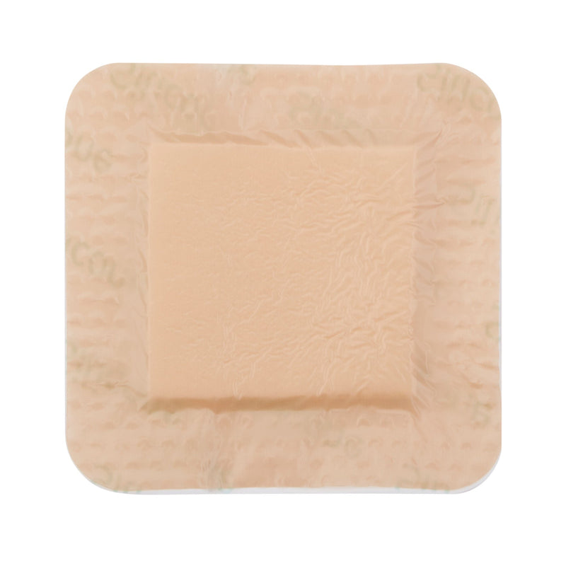 McKesson Foam Dressing 3 X 3 Inch With Border Film Backing Silicone Gel Adhesive Square Sterile (886431_BX) 10/BX