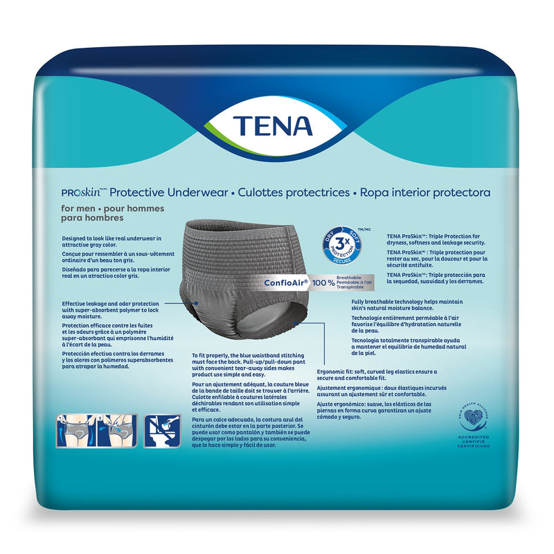 TENA® ProSkin™ Male Adult Absorbent Underwear Pull On with Tear Away Seams Medium Disposable Moderate Absorbency (1135410_CS) 80/CS