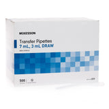 McKesson Transfer Pipette 7.5 mL 0.5 to 3 mL Graduation Increments NonSterile (911826_BX) 1/BX