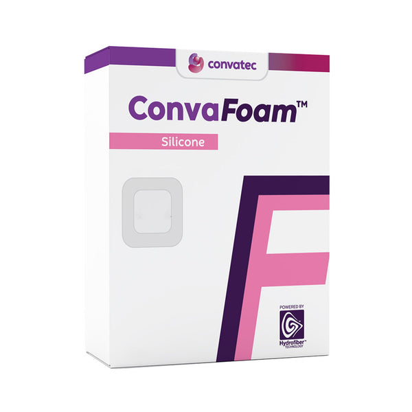 ConvaFoam™ Silicone Foam Dressing 7 X 8 Inch With Border Film Backing Silicone Adhesive Sacral Sterile (1224506_BX) 5/BX