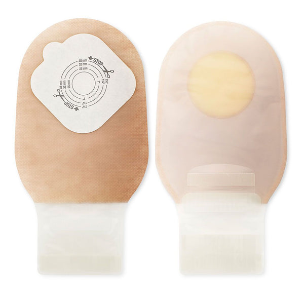 Pouchkins™ Ostomy Pouch One-Piece System 6-1/2 Inch Length Trim To Fit 38 mm Stoma Drainable (569770_BX) 10/BX