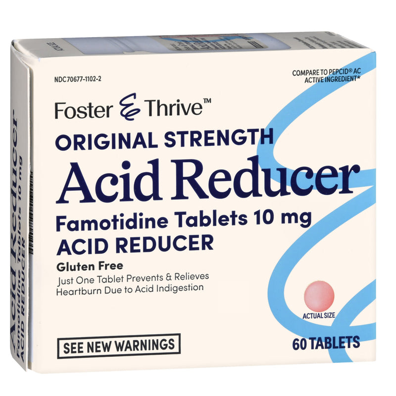 Foster & Thrive™ Antacid 10 mg Strength Tablet 60 per Box (1238919_BT) 1/BT