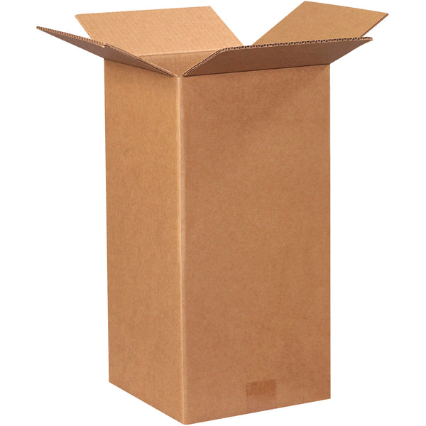 9 x 9 x 18" Tall Corrugated Boxes, Bundle Of 25 Bundle Of 25